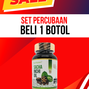 Pakej Percubaan - 1 Botol Sacha Inchi Oil (softgel)